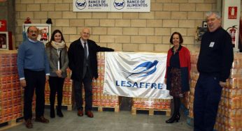 Lesaffre Ibérica dona 5.766 kilogramos de azúcar al Banco de Alimentos de Valladolid