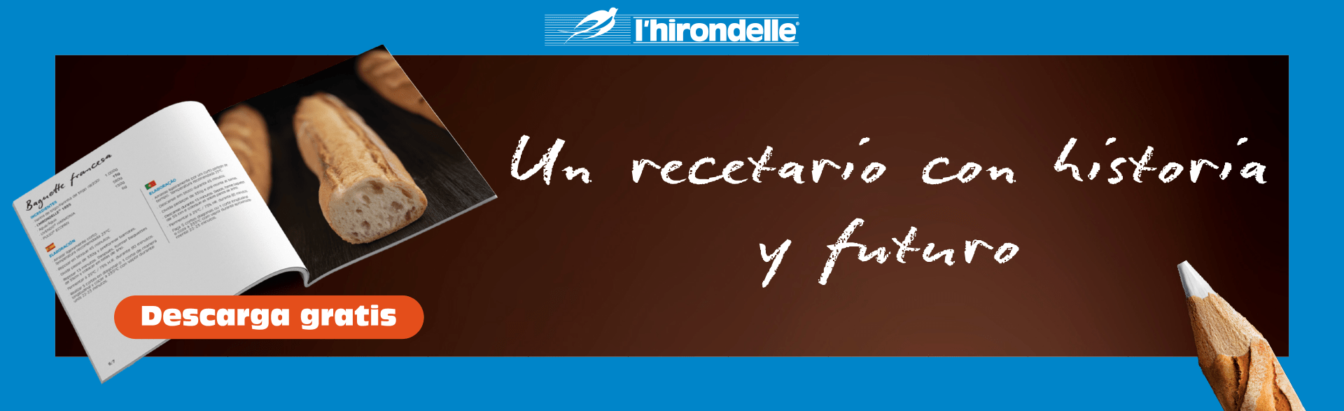 Descarga el recetario de L'Hirondelle 130 aniversario